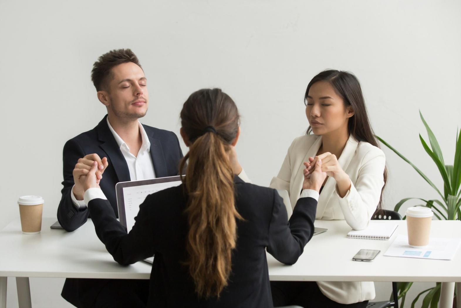 Small group financial planning session with instructor guidance